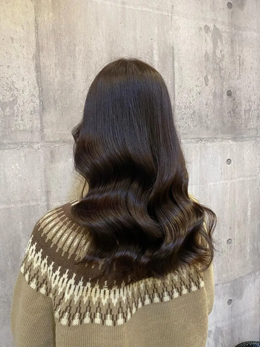 ミディアム ヘアカラー トリートメント 【縮毛矯正特化】 kyokaのヘアスタイル