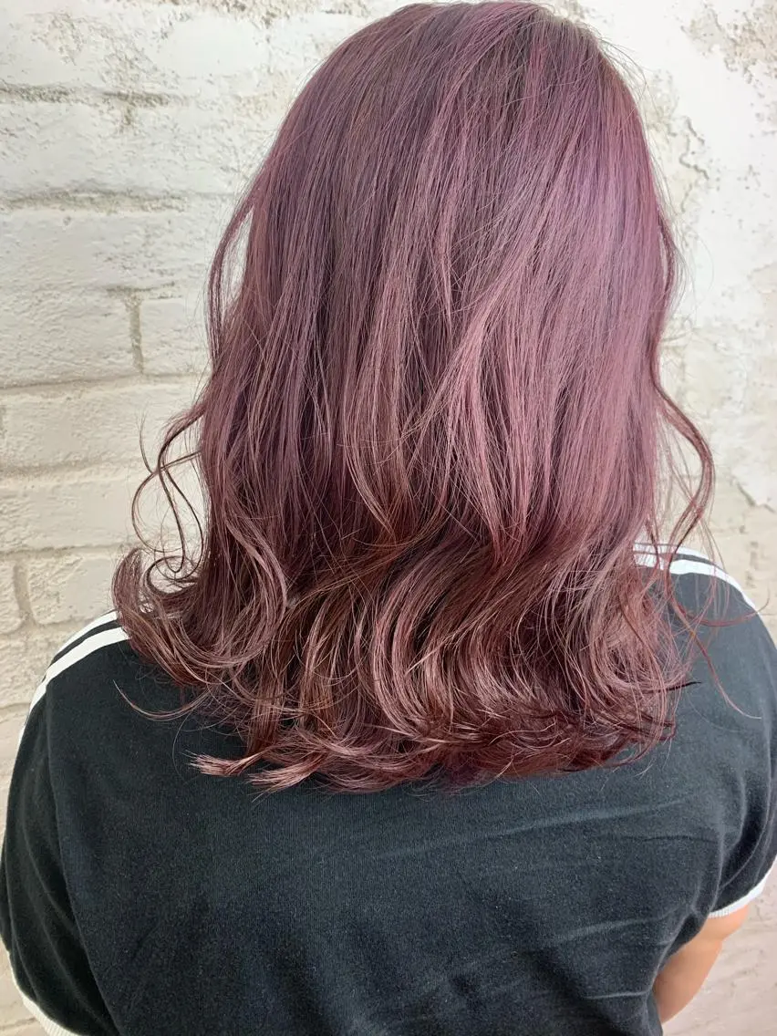 ミディアム ヘアカラー トリートメント 🌈ハイライトカラー 🌈naokoのヘアスタイル