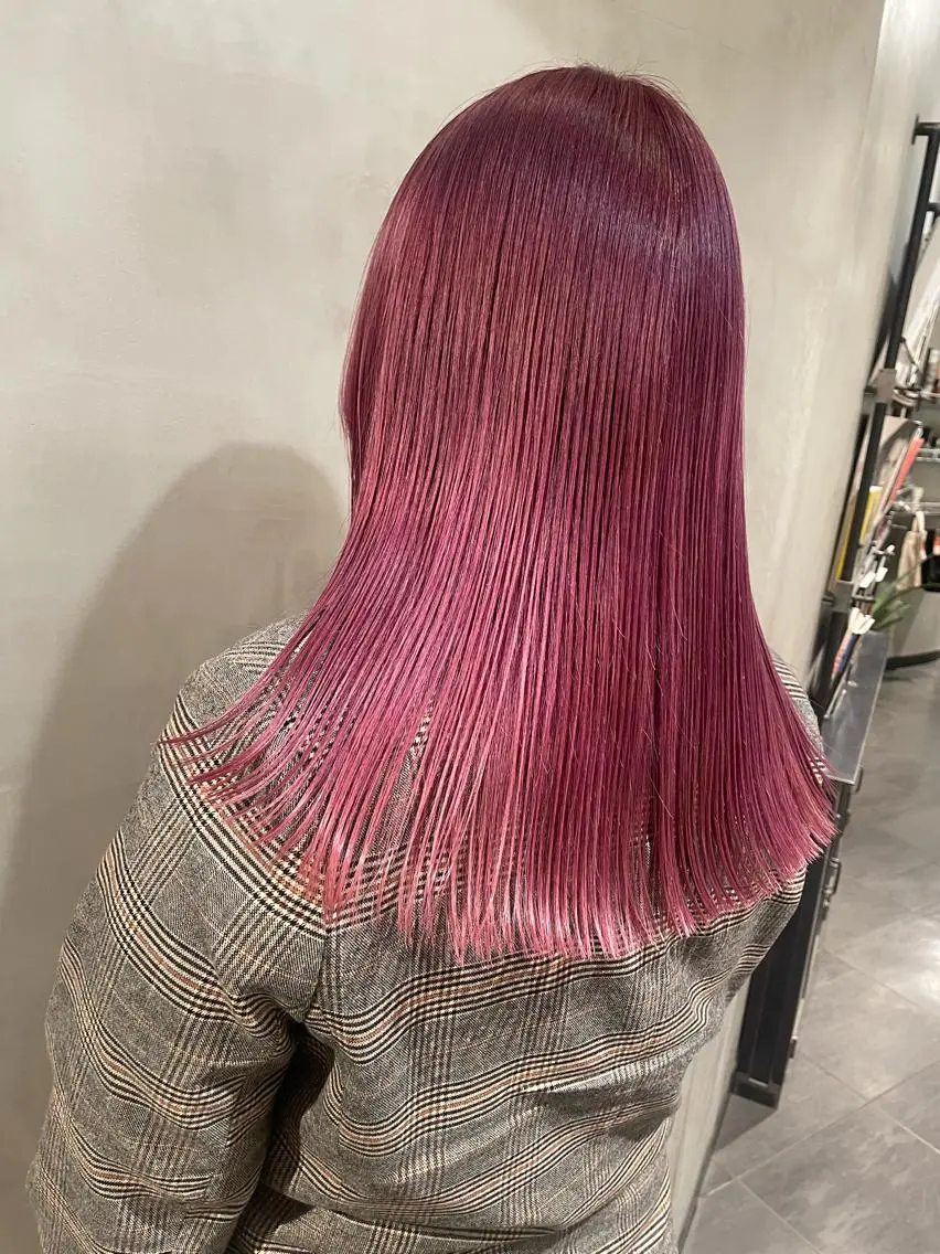 セミロング カラー カット ヘアカラー トリートメント 優作 〜圧倒的信頼〜のヘアスタイル