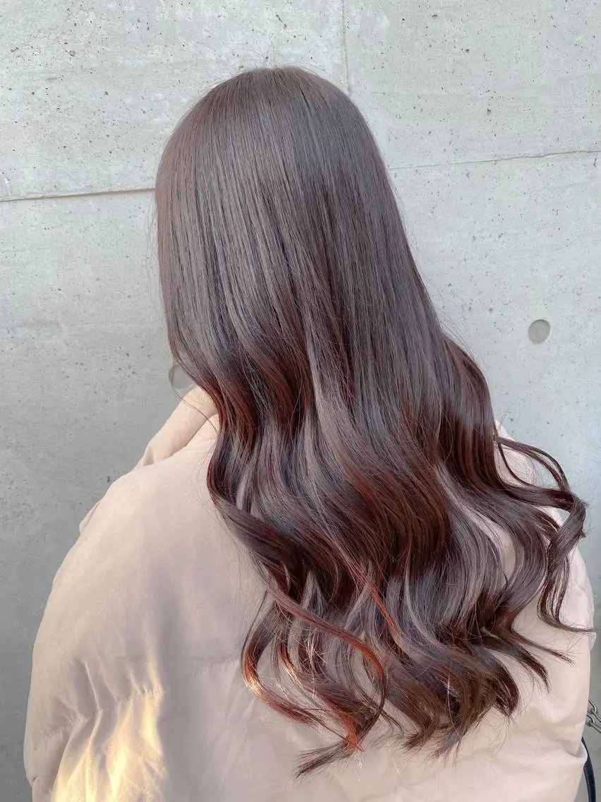 セミロング カラー イルミナカラー ラベンダーカラー ピンクカラー ピンクラベンダー 【透明感、艶髪】西村 有司のヘアスタイル