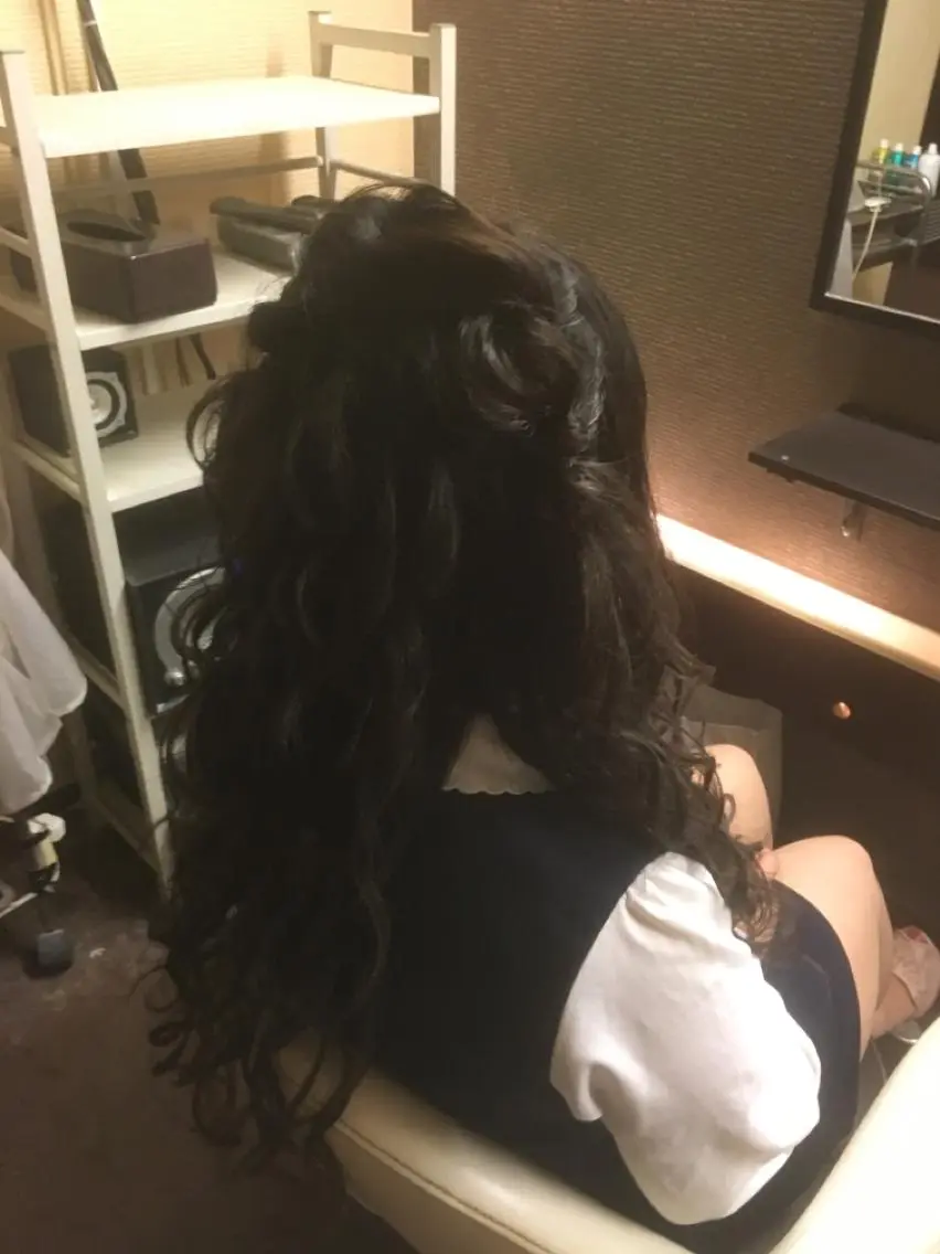 ロング ヘアアレンジ セット&メイク RICK trickのヘアスタイル