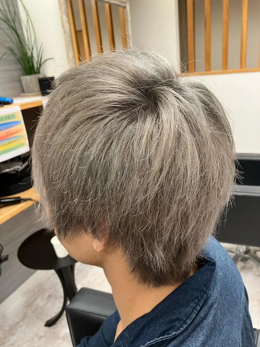 カラー メンズ カット ヘアカラー メンズ特化/パーマ/ フェードWATARUのヘアスタイル