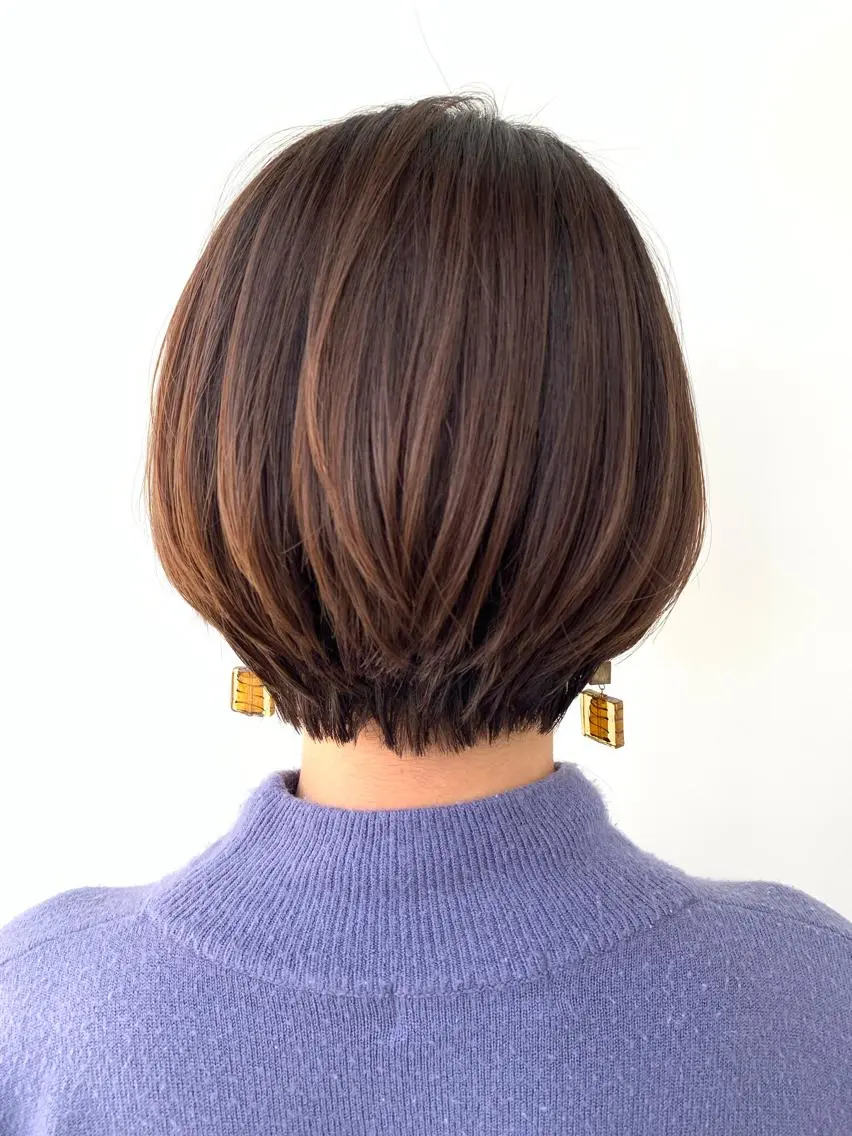 ショート カラー パーマ ヘアアレンジ ネイル マツエク・マツパ ショートボブ ベージュカラー ナチュラル ボブ ショートヘア Zina福岡天神🪞 髪質改善🪞レイヤーのヘアスタイル