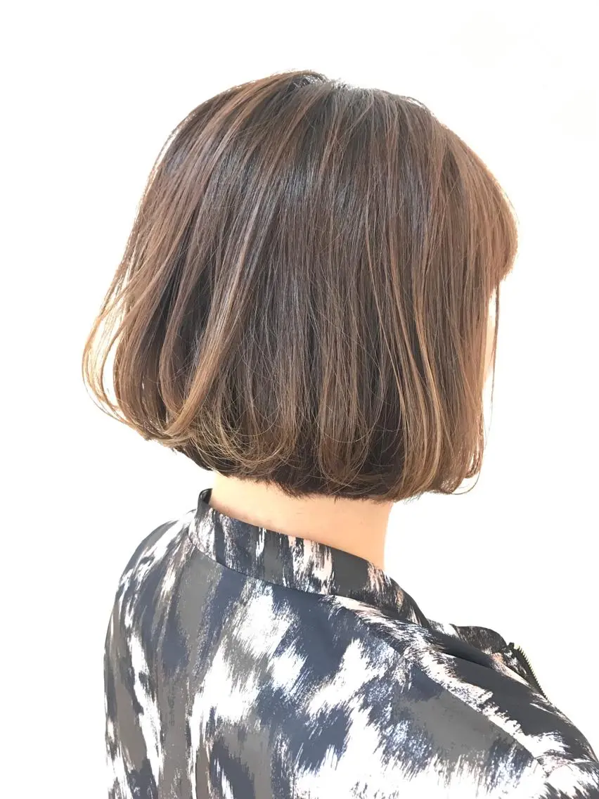 ショート カラー カット ヘアカラー 湯浅 了一のヘアスタイル