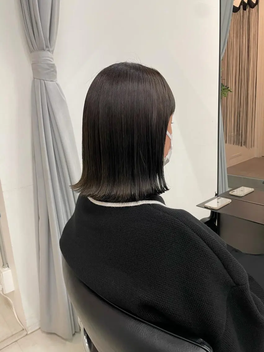 ミディアム カラー キッズ ヘアカラー トリートメント オトナヘア🌸 harukaのヘアスタイル
