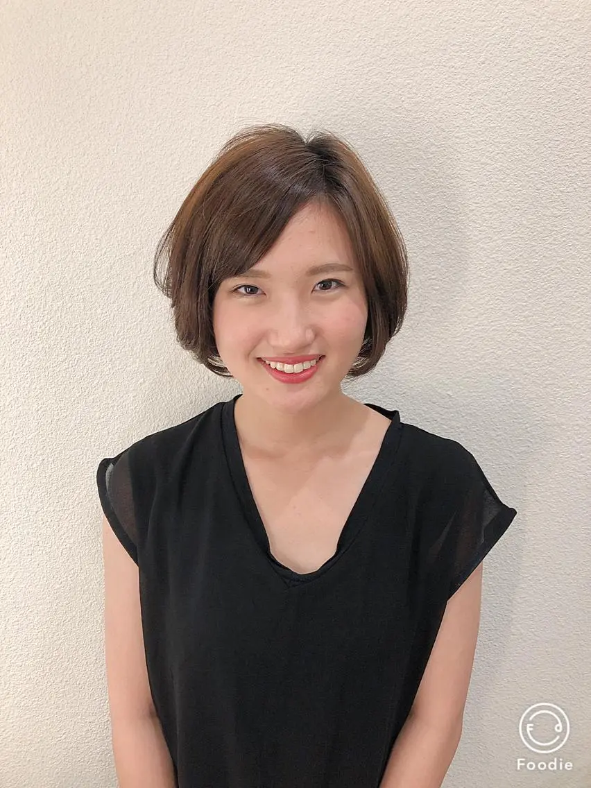 ショート ショートボブ ボブ ショートヘア レイヤーカット✂︎池 袋個室サロンkumaのヘアスタイル