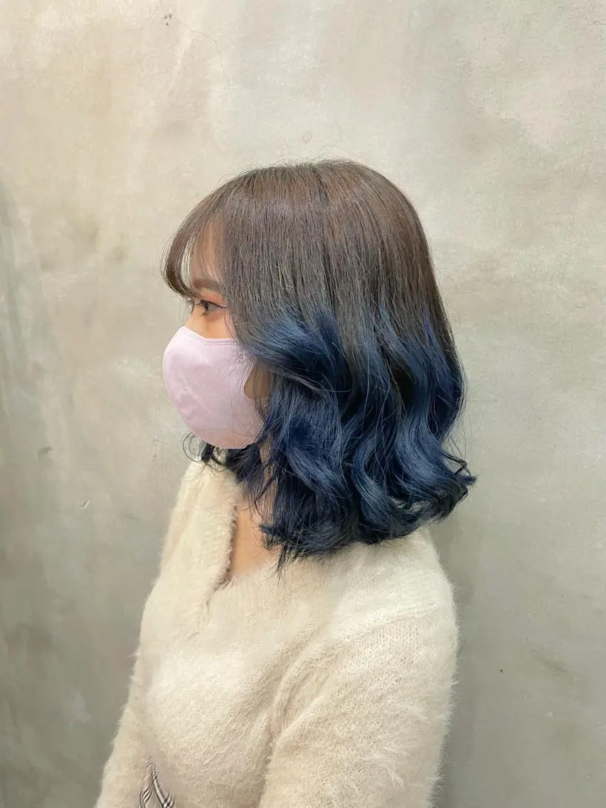 ミディアム カラー ヘアアレンジ ヘアカラー トリートメント 【ピンク/韓国ヘア/ ヘアセット】亜海のヘアスタイル