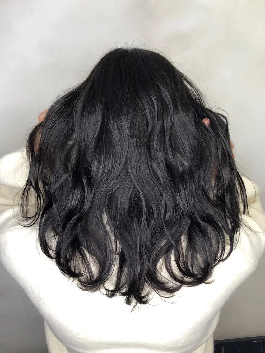 ロング カラー パーマ デジタルパーマ カット パーマ トリートメント ヘッドスパ 美髪矯正 🌈髪質改善 山下のヘアスタイル
