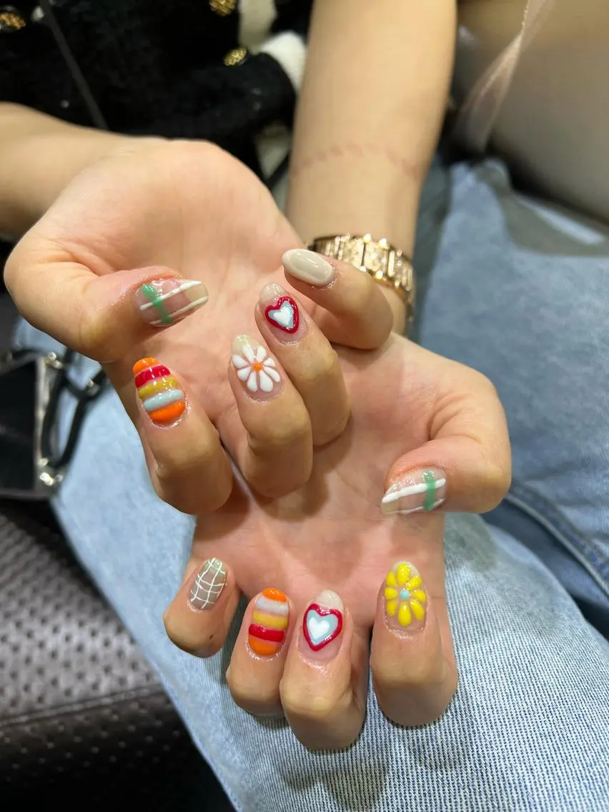 ネイル ハンドネイル 韓国🩶Y2Kネイル 💫くれはのネイルデザイン