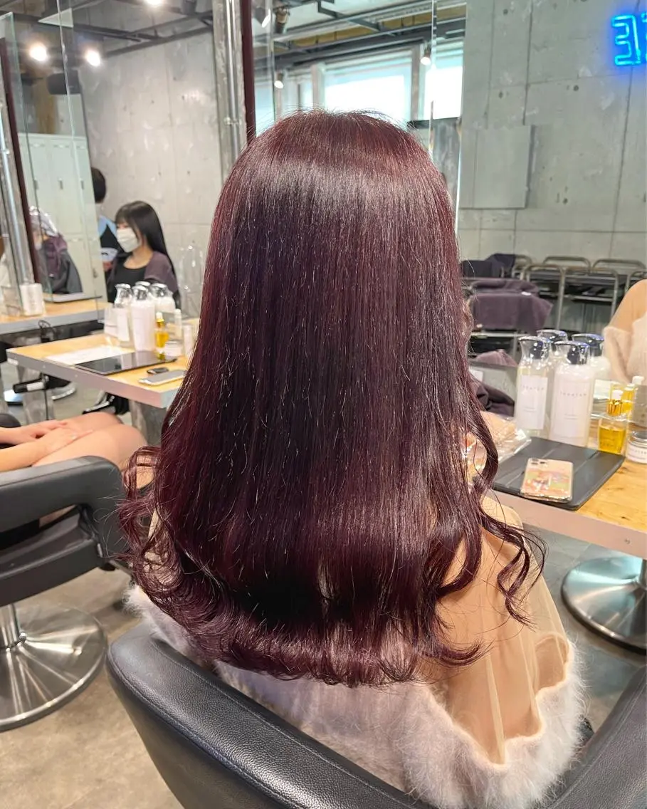 ロング ヘアカラー トリートメント ヘッドスパ 🪞透明感カラー🫧 縮毛矯正🥇かずきのヘアスタイル
