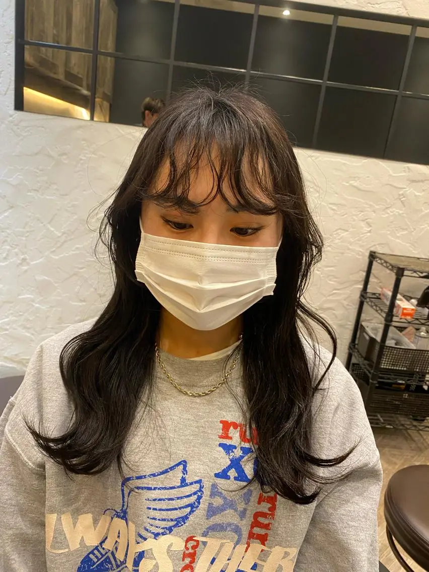 ロング パーマ フレンチボブパーマ Yuukiのヘアスタイル