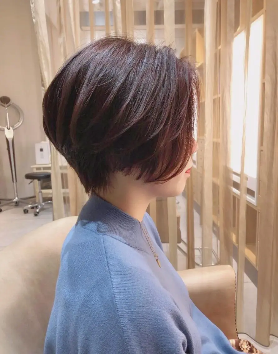 ショート カラー ハンサムショート ショートヘア 髪質改善特化 谷口祐綺のヘアスタイル