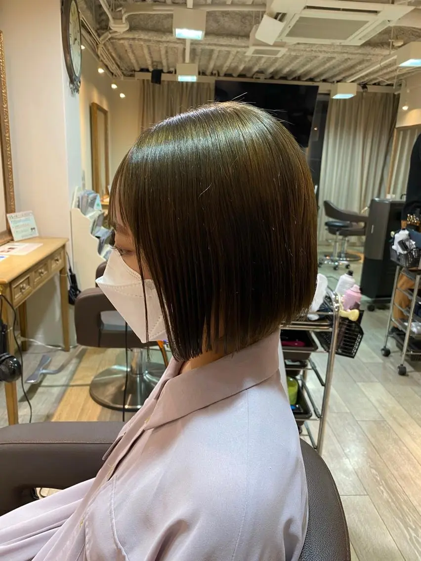 ショート カラー ボブ MACO/ 難波美容室のヘアスタイル