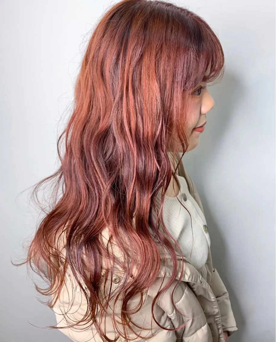 ロング カラー 🧡色落ちまで2度 楽しめる🧡ヨシキのヘアスタイル