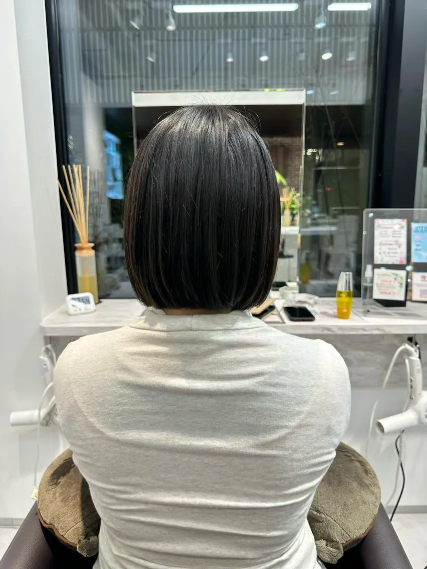 ミディアム カット あさひ かなのヘアスタイル