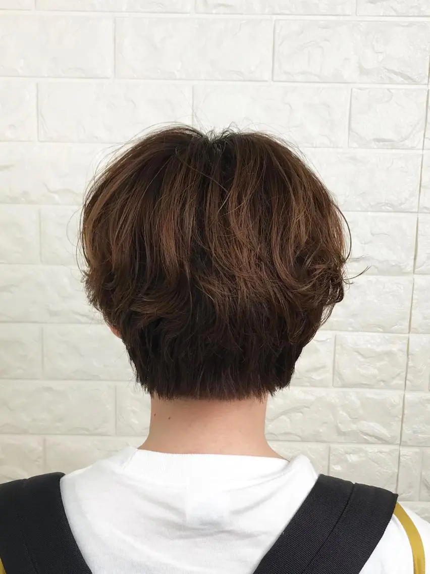 ショート カラー カット ヘアカラー 髪質改善縮毛矯正 美容師✂️山崎竜二のヘアスタイル