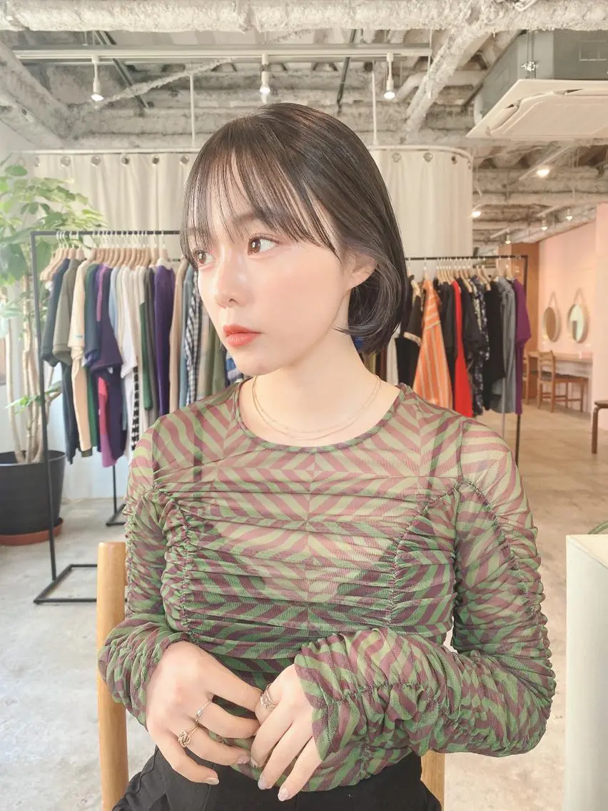 ショート ボブ ♡レイヤーカット れお♡のヘアスタイル