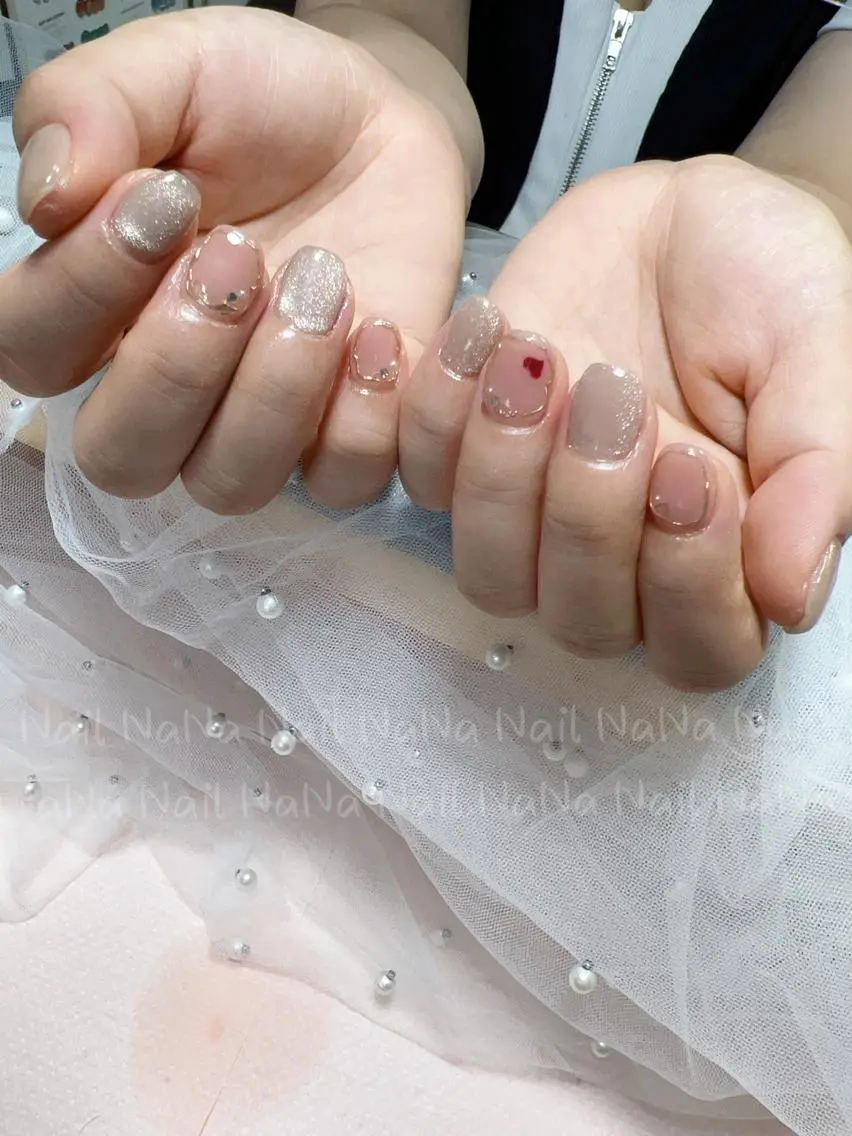 ショート カラー ネイル ハンドネイル Nail NaNaのネイルデザイン