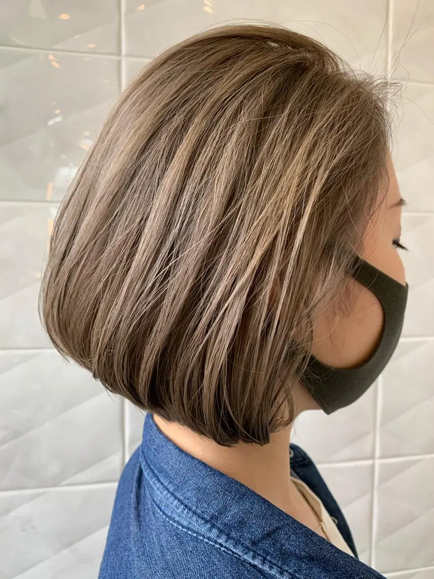 ショート LucksiMie ginza 明松のヘアスタイル