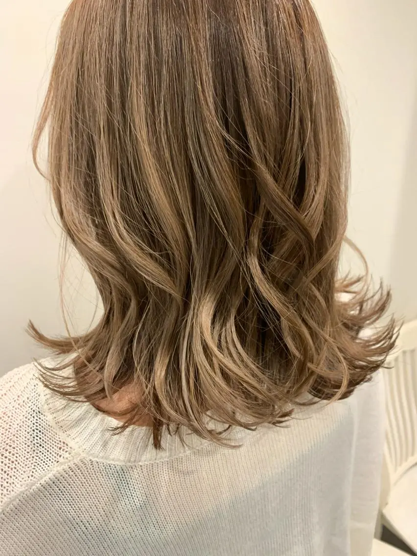 ミディアム カラー 山本 章人のヘアスタイル