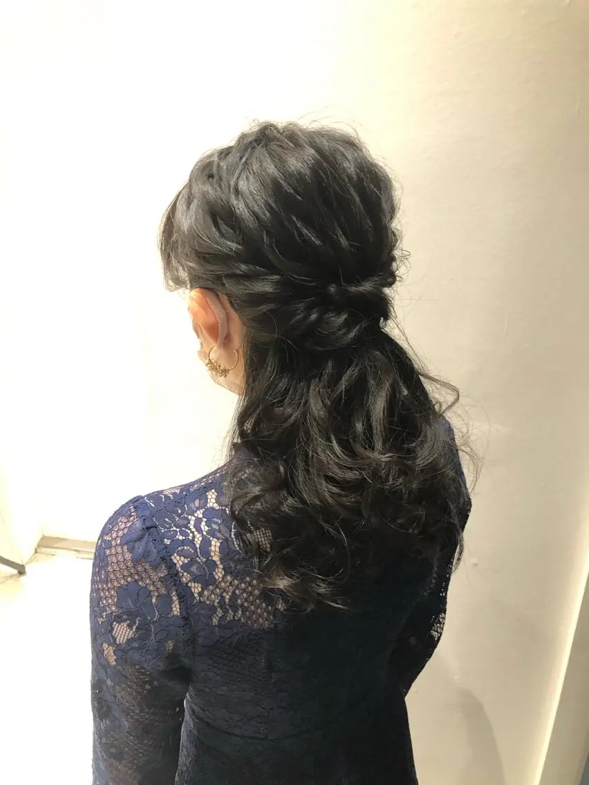 セミロング ヨシンモリ ヘアセット 🌈外国風ハイライト こうたろうのヘアスタイル