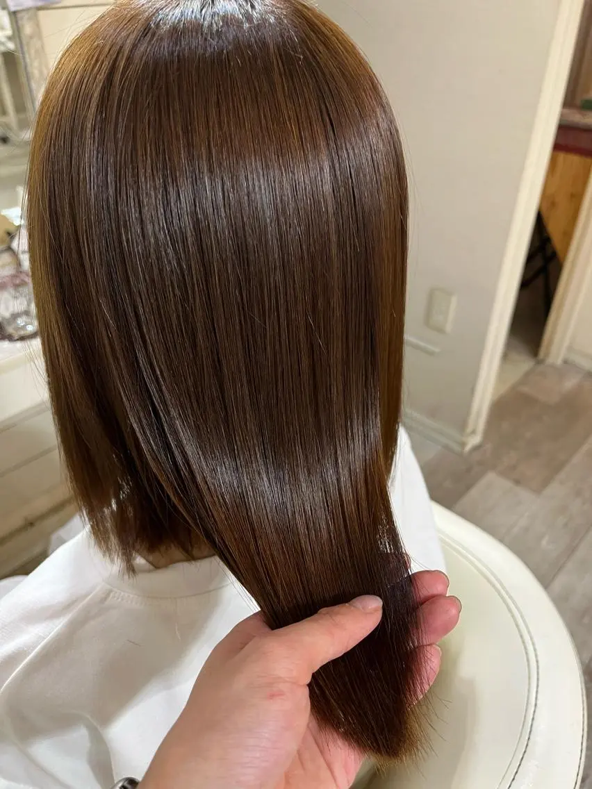 ミディアム トリートメント 酸熱トリートメント カラー職人 なかもと たつひろのヘアスタイル