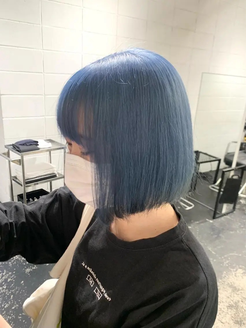 ショート カラー ヘアアレンジ 透明感カラー HARU//原宿🤍 リピート率NO.1のヘアスタイル