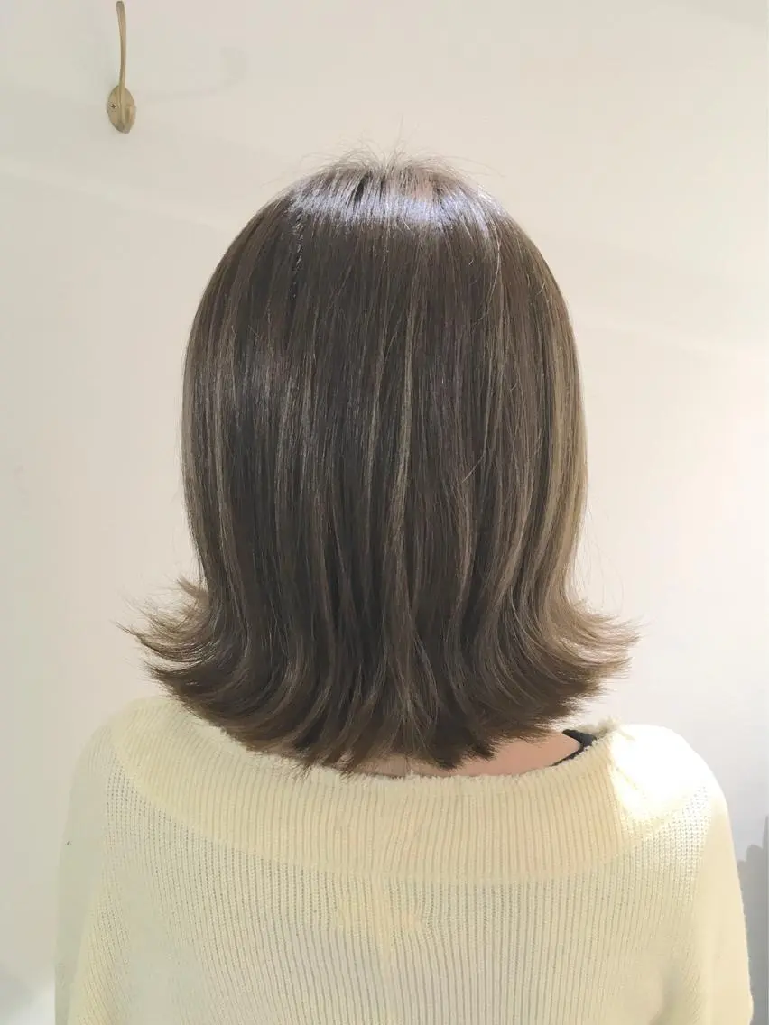 ミディアム カラー yoshi ☆のヘアスタイル