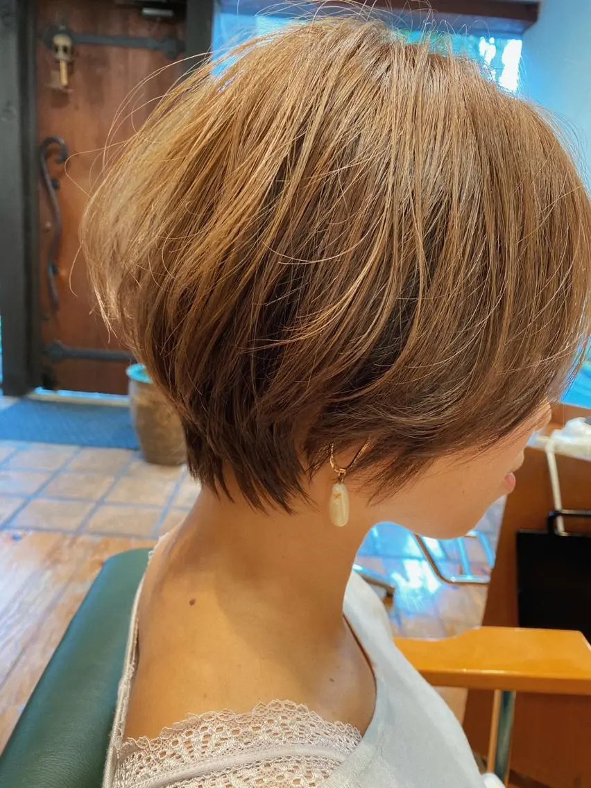 ショート カラー ショートヘア メンズカット特化柏駅 徒歩3分LOUのヘアスタイル