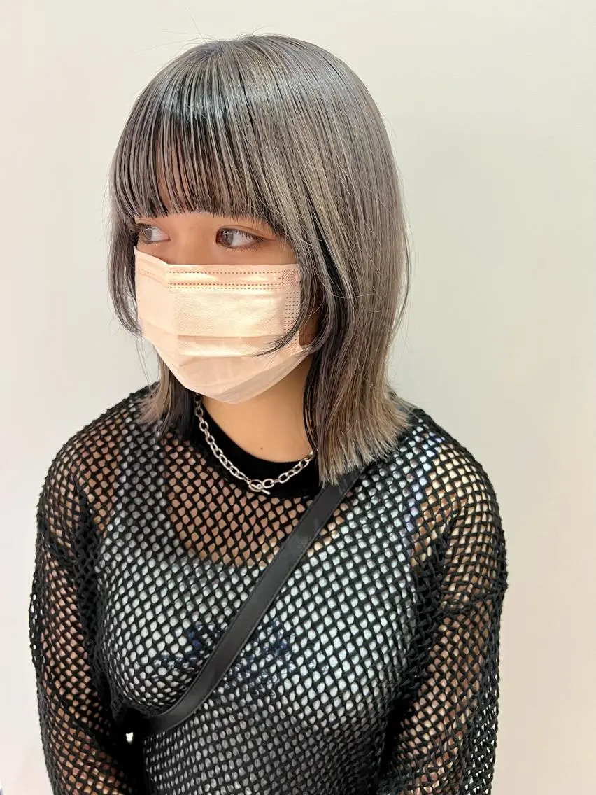 ショート カラー ヘアカラー MARU パーマ/レイヤーのヘアスタイル