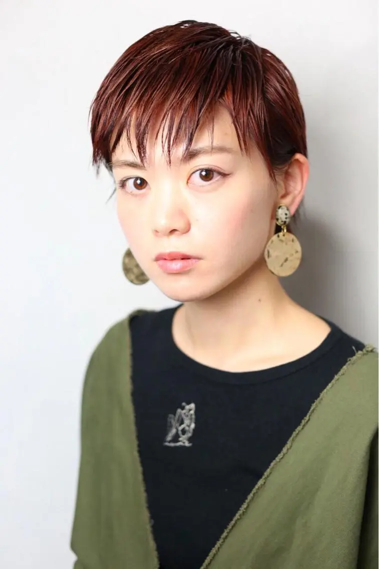 ショート ショートレイヤー レイヤーカット ショートヘア 中野 恵脩のヘアスタイル
