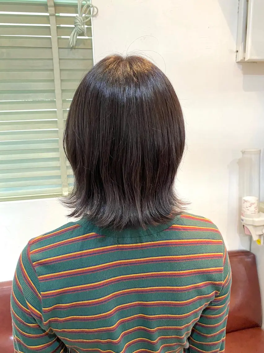ショート ヘアカラー トリートメント 吉原 みえのヘアスタイル
