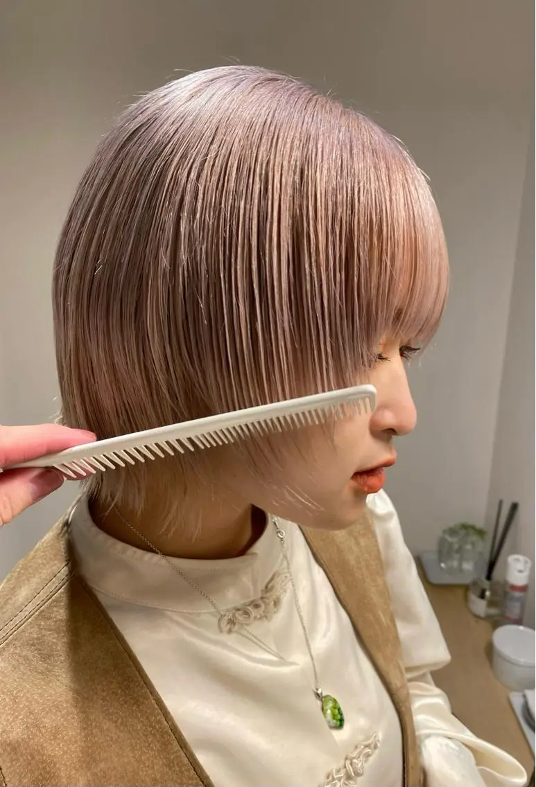 ショート カラー メンズ清潔感のプロ 💈メンズパーマ藤田のヘアスタイル