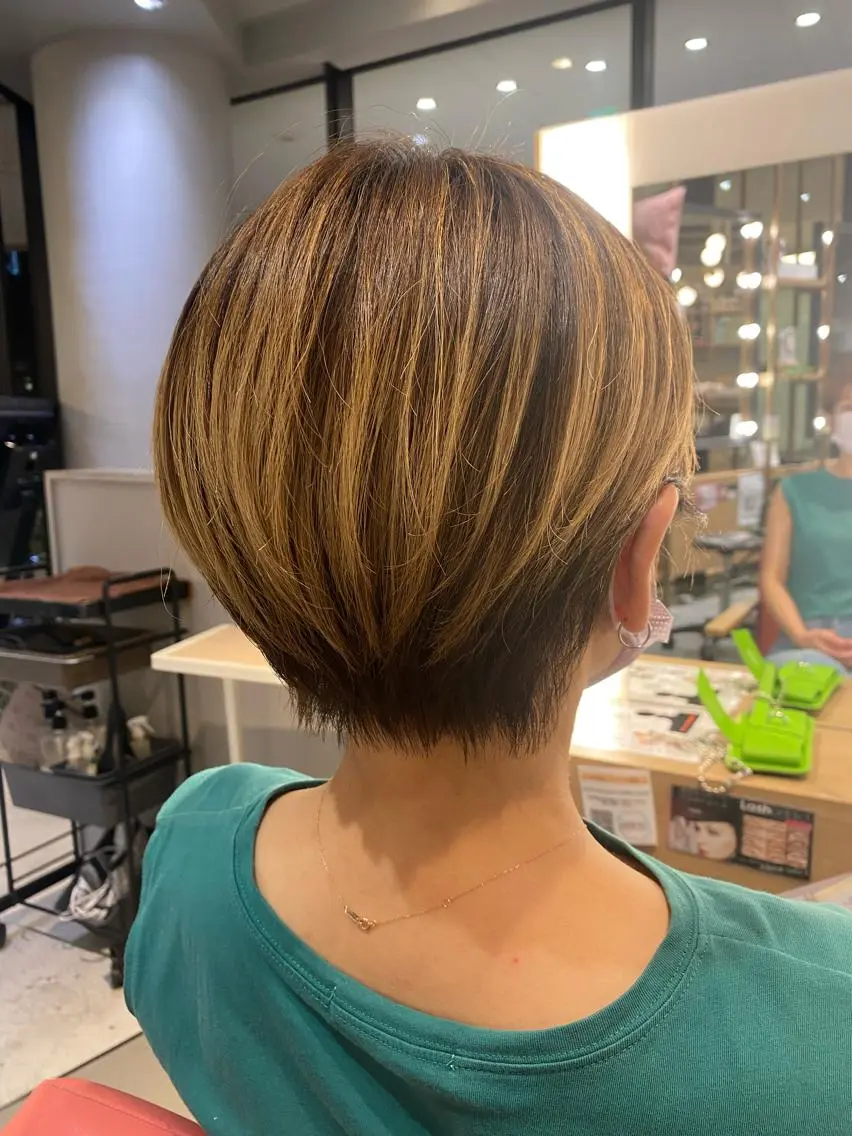 ショート ショートヘア unopulir 景山 凌のヘアスタイル