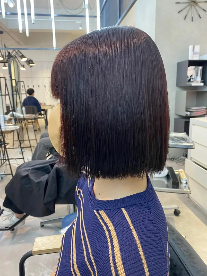 ミディアム 縮毛矯正 【似合わせ提案】鈴木 舞のヘアスタイル