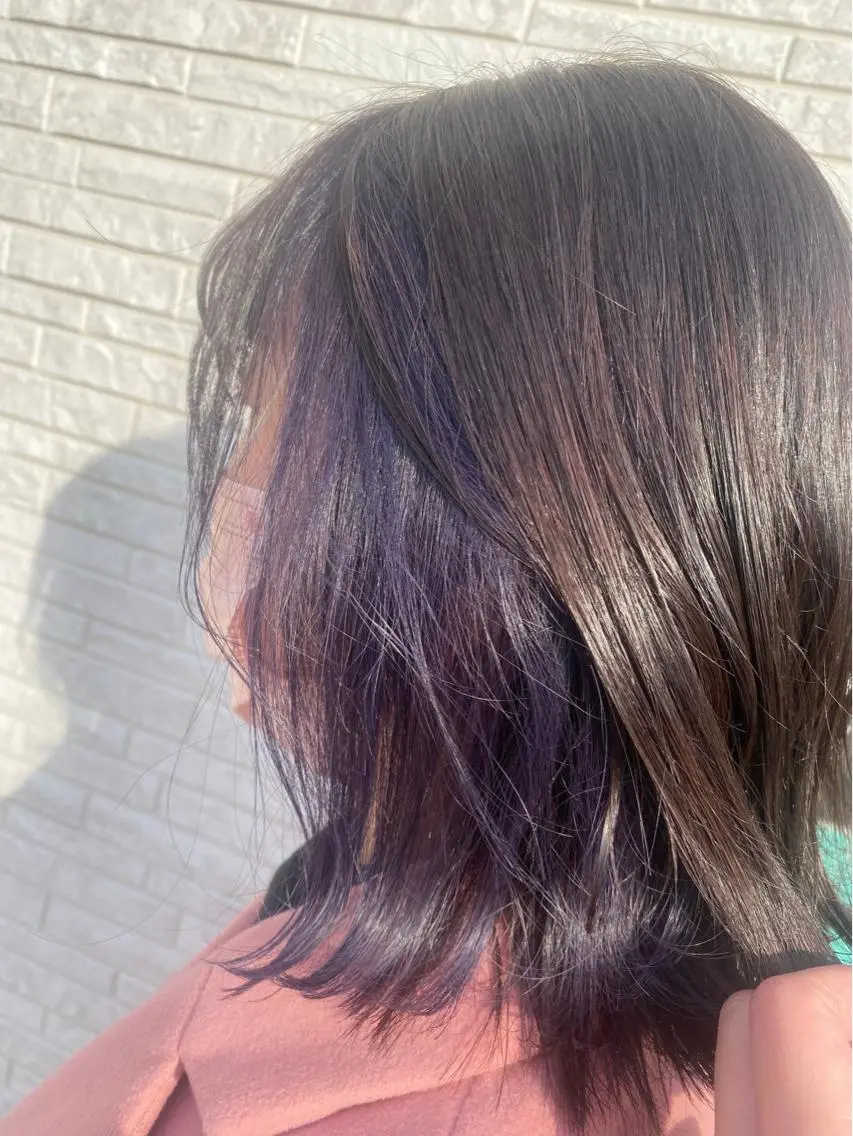 ミディアム カット ヘアカラー 井上 美春のヘアスタイル