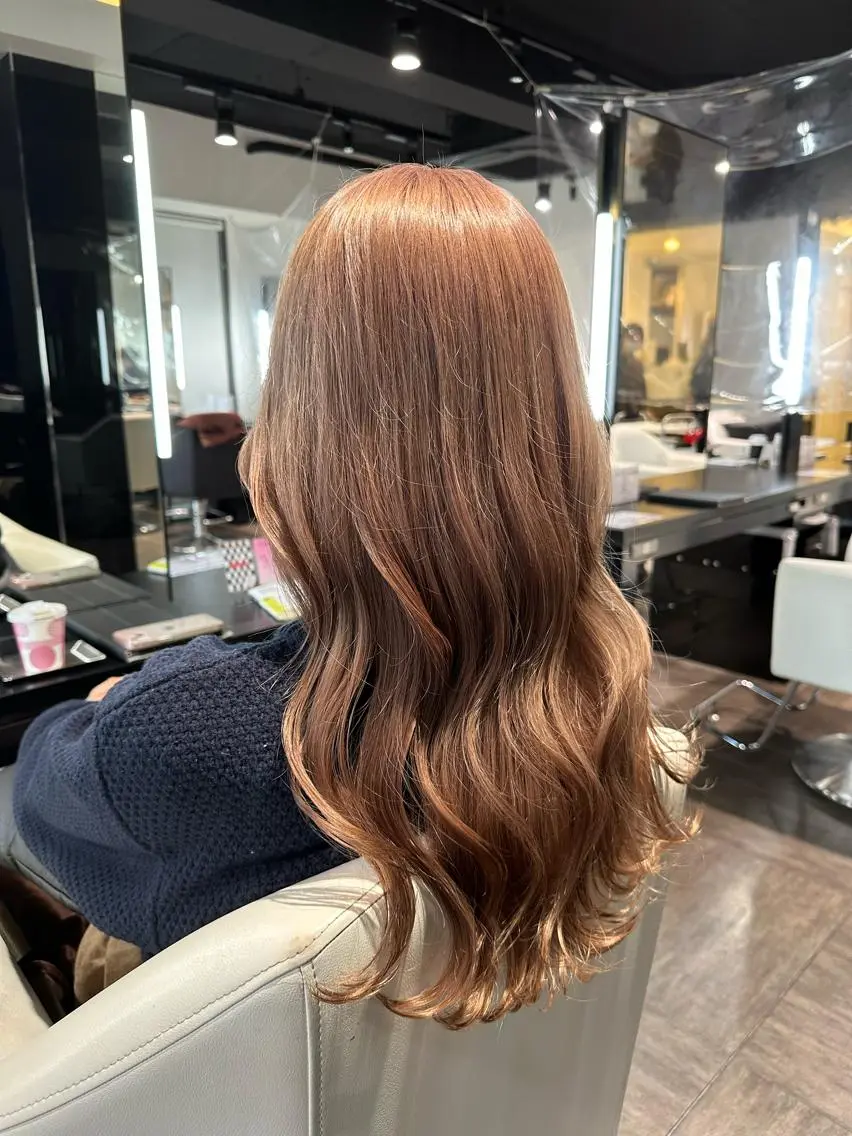 ロング カラー ヘアカラー レイヤー/艶カラー ROKUのヘアスタイル