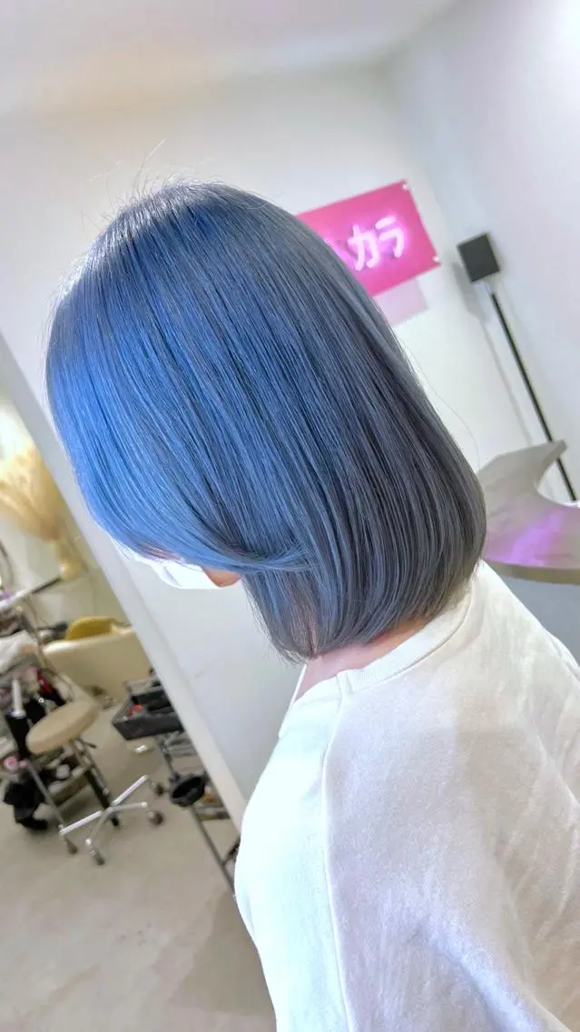 ミディアム カラー ハイトーン特化サロン 💎MOCA💎のヘアスタイル