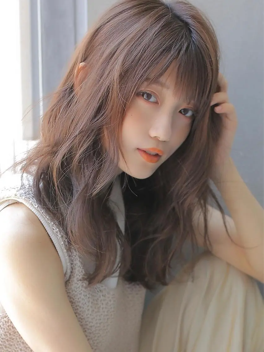 セミロング カット ヘアカラー トリートメント NicoRE. 大人女子×髪質改善のヘアスタイル