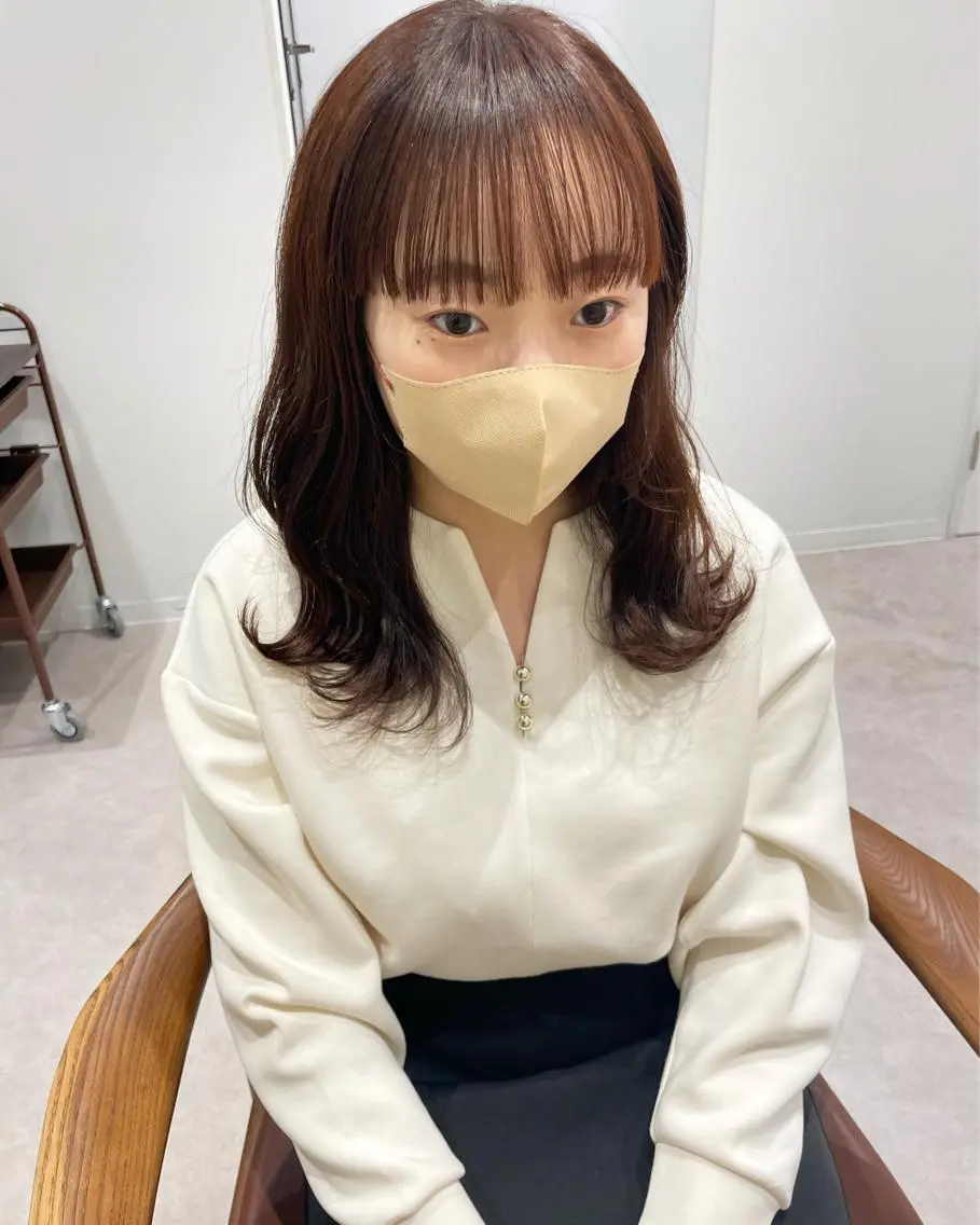 ミディアム minatsu 東京の技術を京都でのヘアスタイル