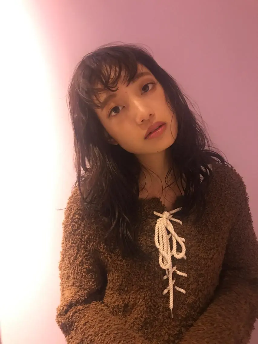 パーマ 💓パーマ，💗 レイヤーカットのヘアスタイル