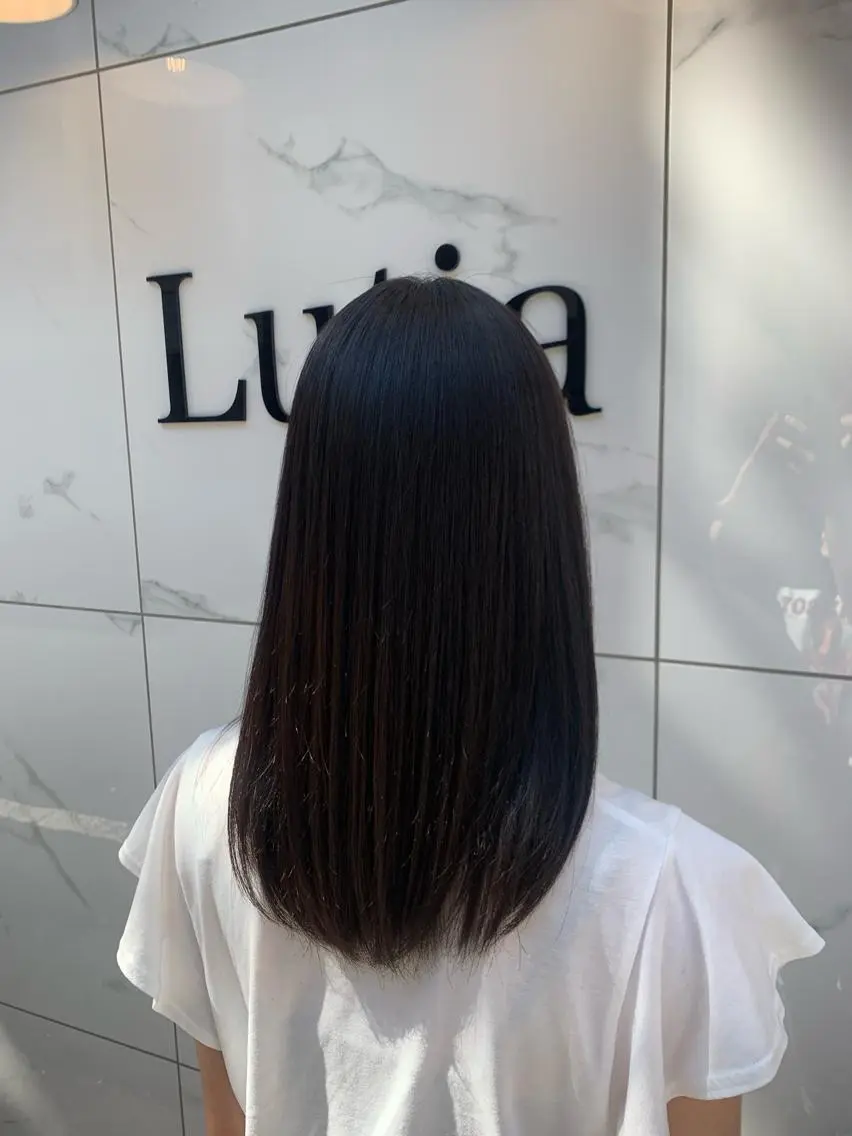 セミロング カラー パーマ 縮毛矯正 Arumeria ❄️富澤翼❄️のヘアスタイル