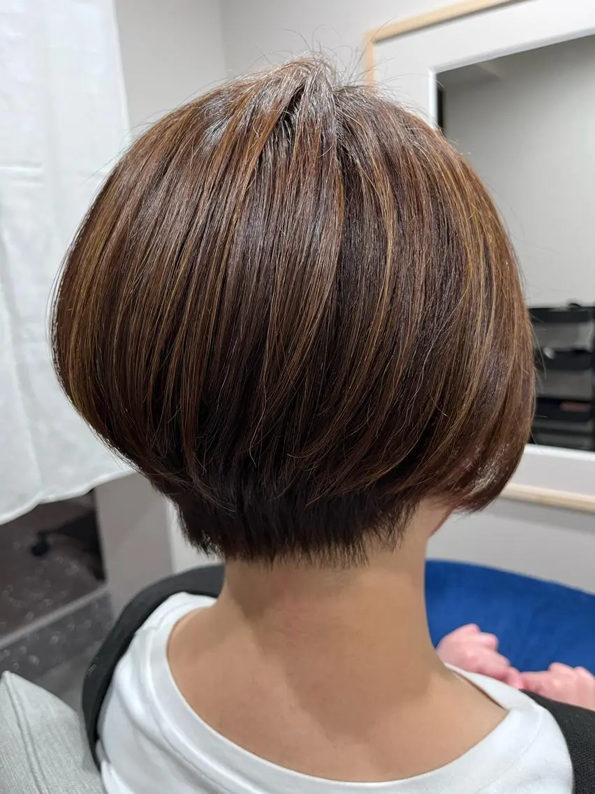 ショート カラー liL hair サトウリョウタのヘアスタイル