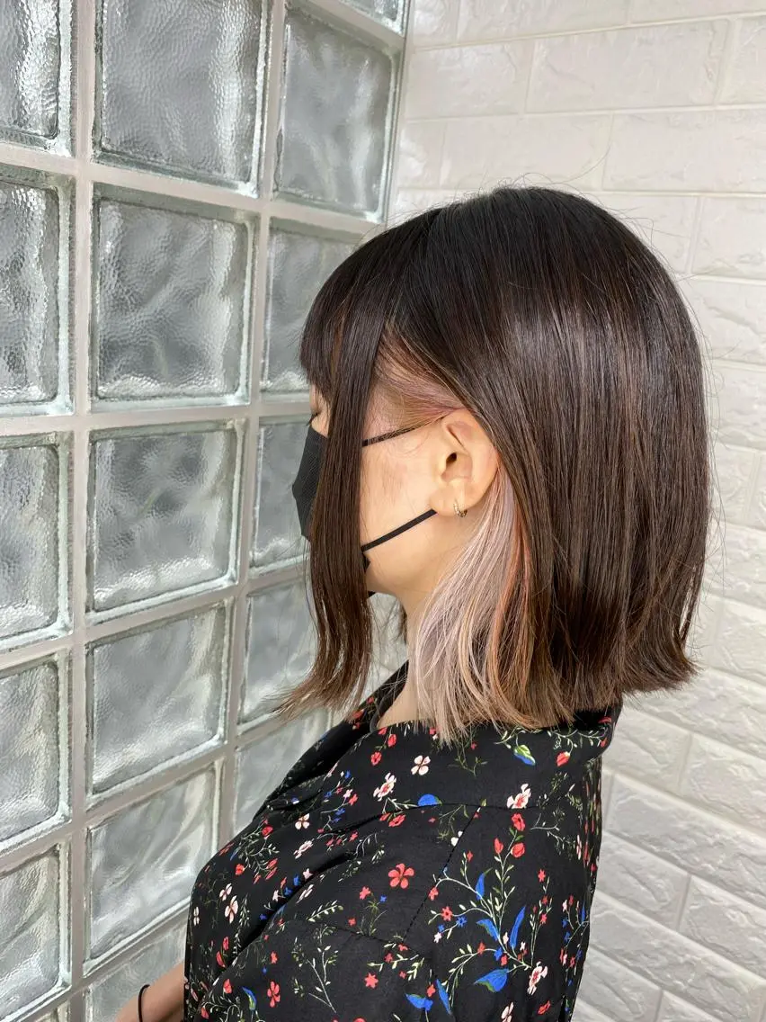 ミディアム カラー 美容師歴18年 ALBA 齊藤のヘアスタイル