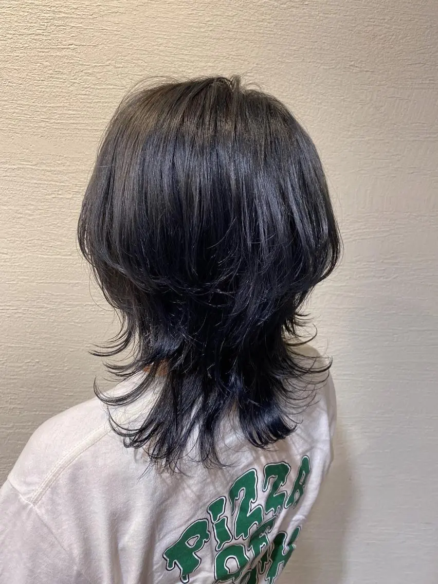 カラー ブルーカラー ☺︎ Naomiのヘアスタイル