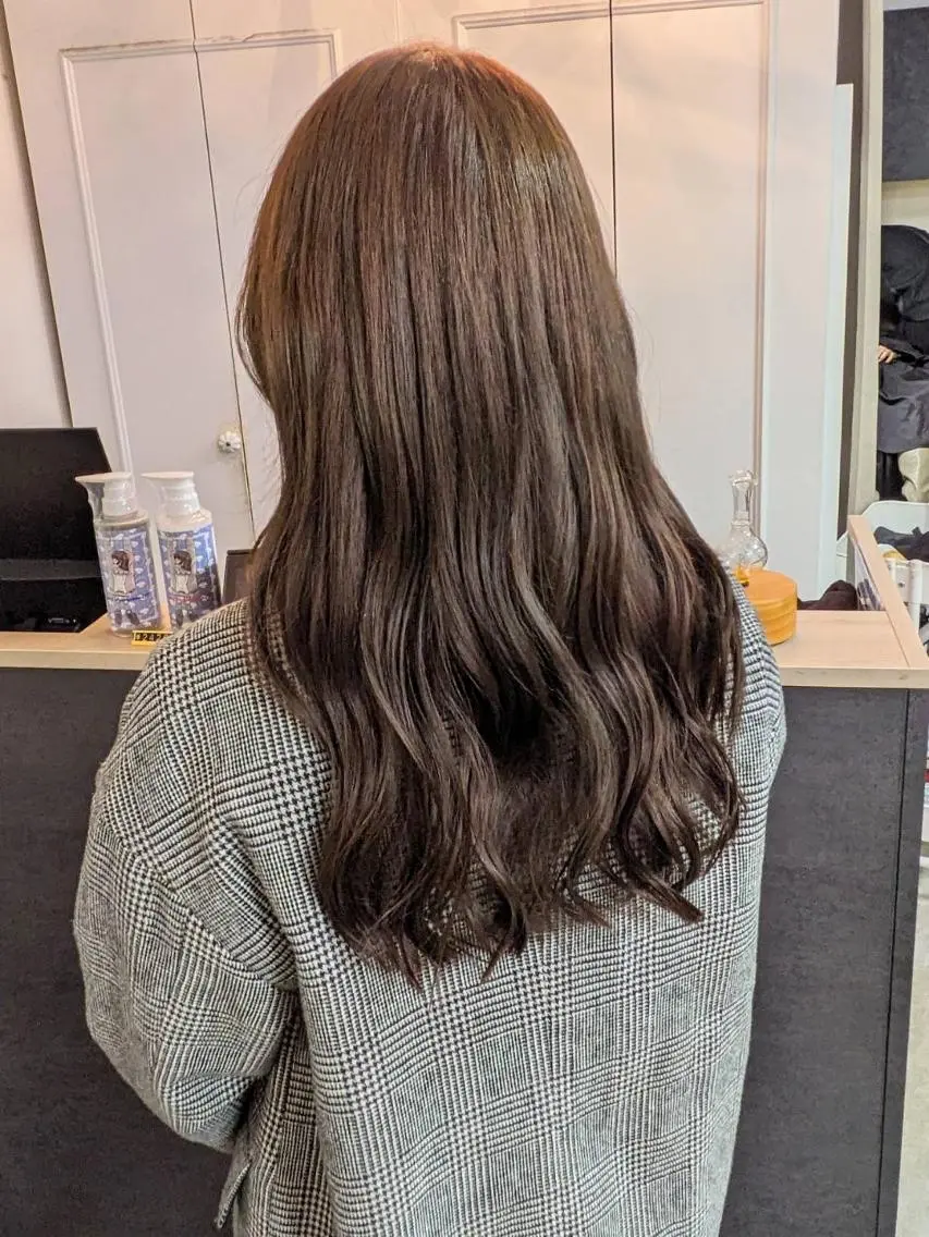 ロング ベージュ*Spica 【ミルクティー】のヘアスタイル