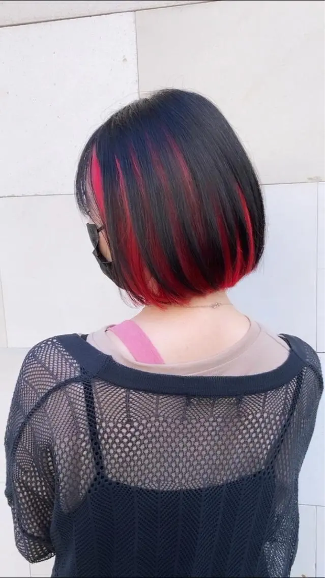 ミディアム ヘアカラー マテリアル 中央駅店のヘアスタイル