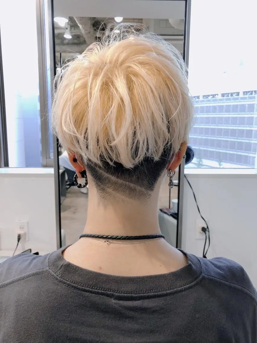 ショート カラー メンズ メンズブリーチ ブリーチ MEN'S特化🌈 KATOのヘアスタイル