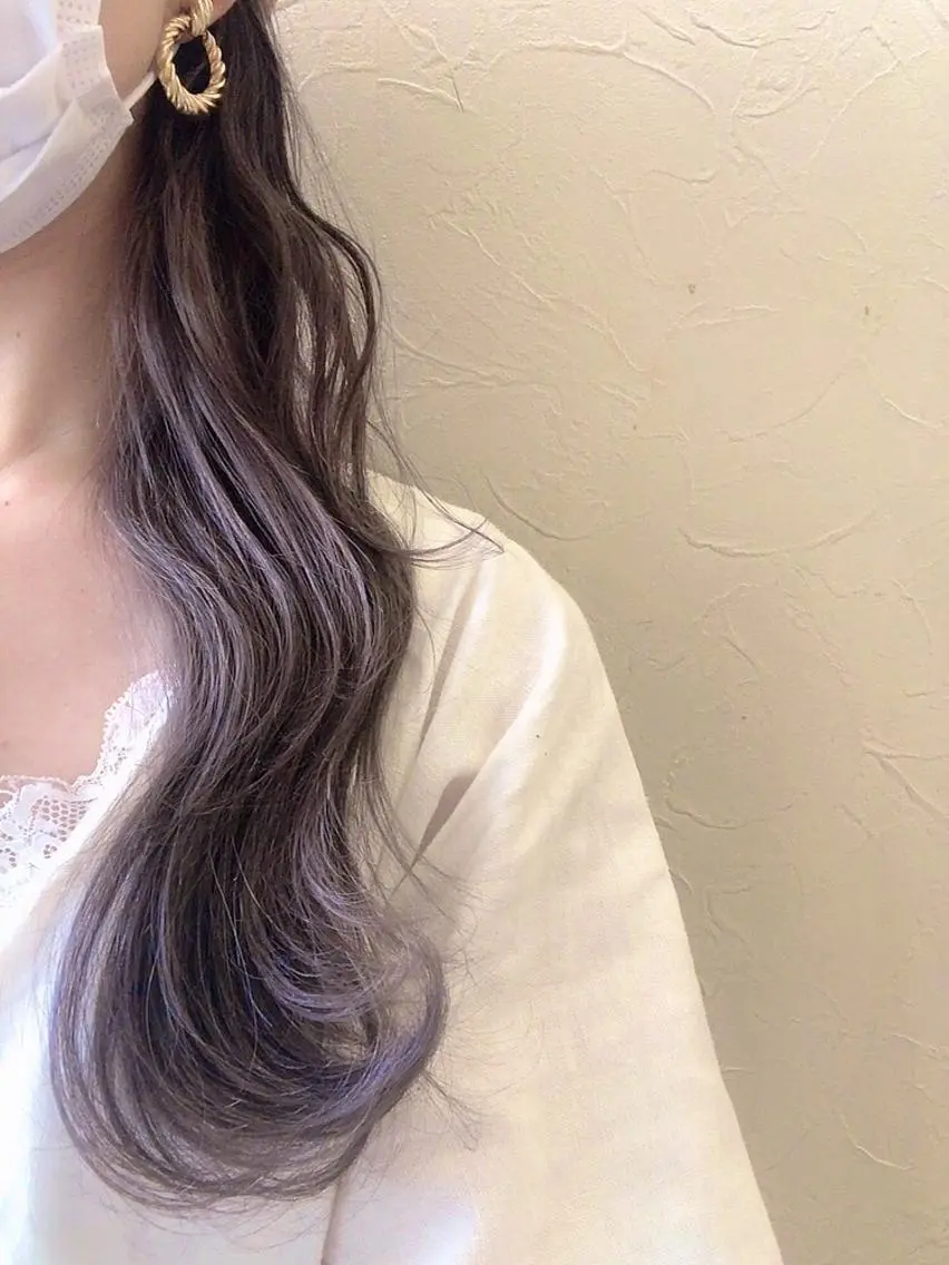 ロング カラー ヘアアレンジ ヘアカラー NANA/trend style🕊🍑のヘアスタイル