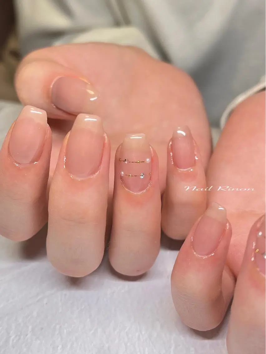 ネイル オフィスネイル ハンドネイル Nail Rinonのネイルデザイン